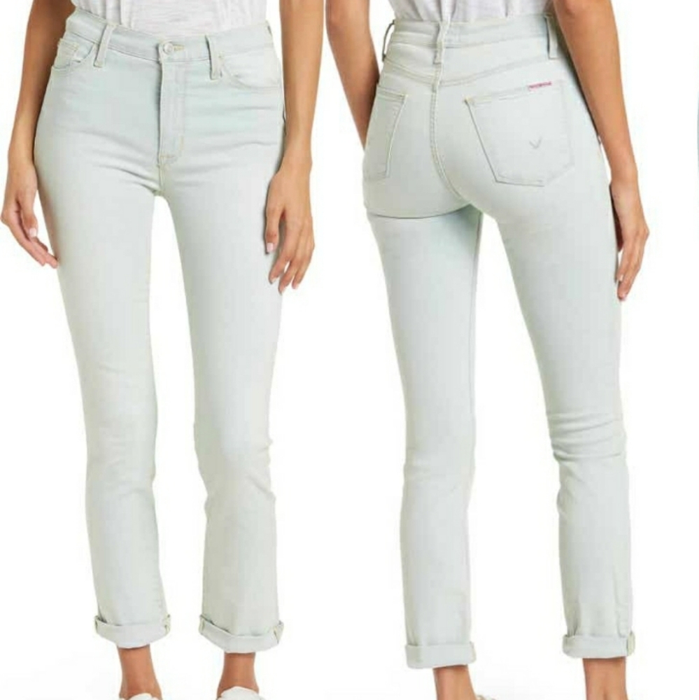 Hudson Jeans Blair High Rise Straight Crop Jeans